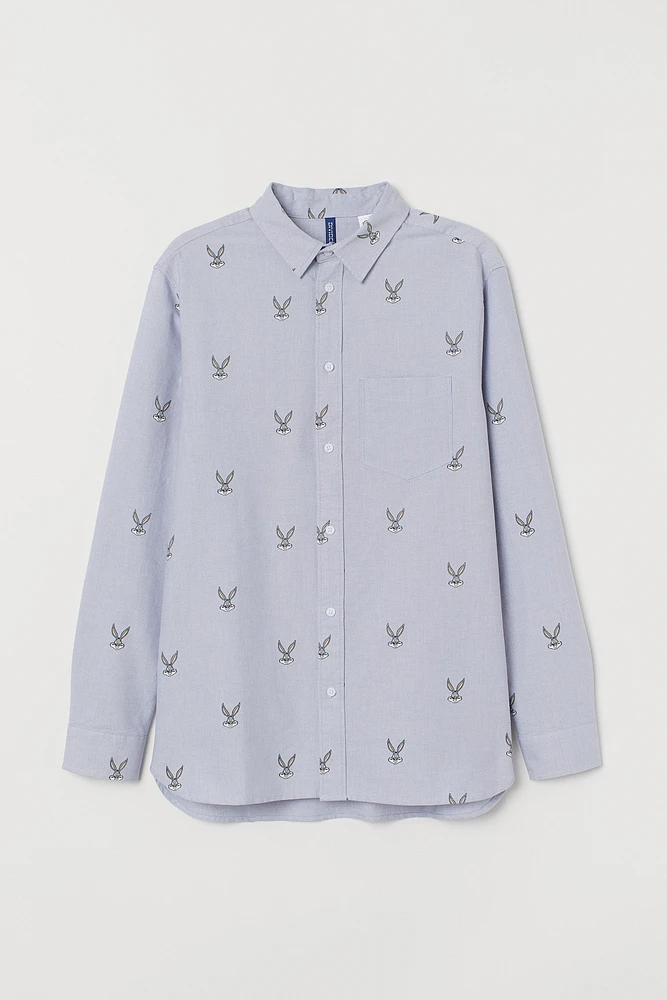 Patterned Cotton Shirt