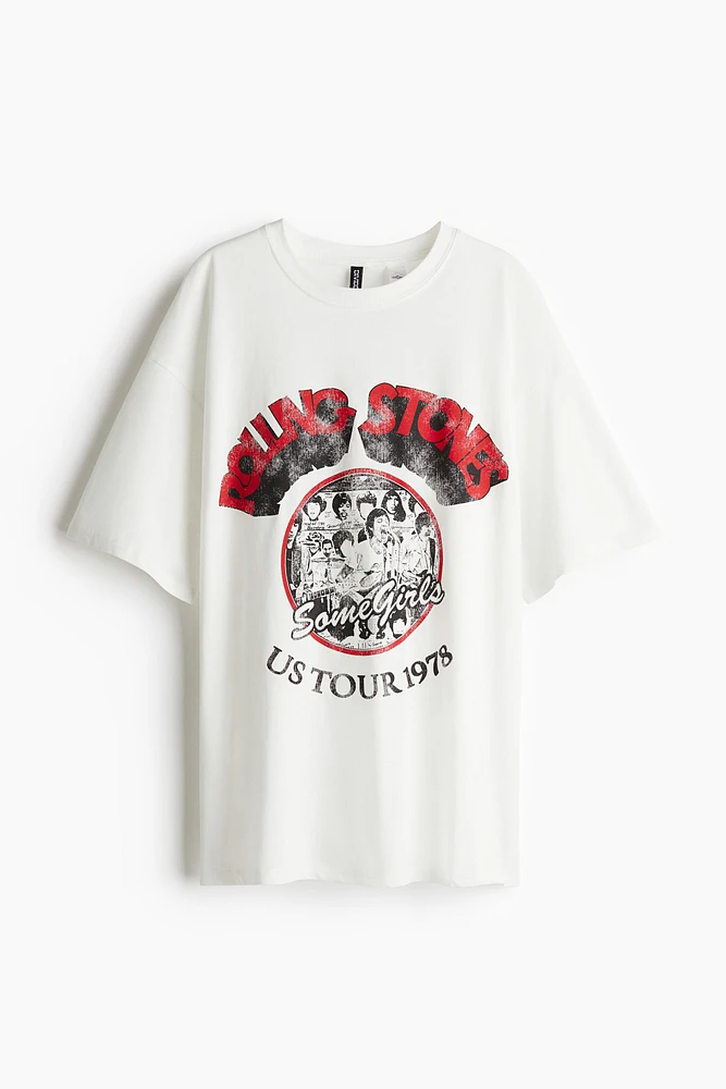 T-shirt ample imprimé
