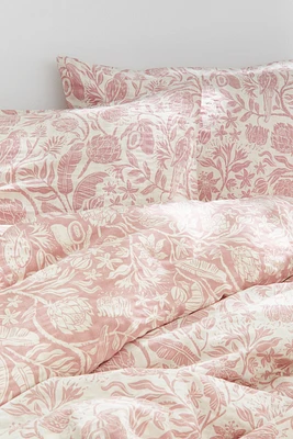 Patterned King/Queen Duvet Cover Set