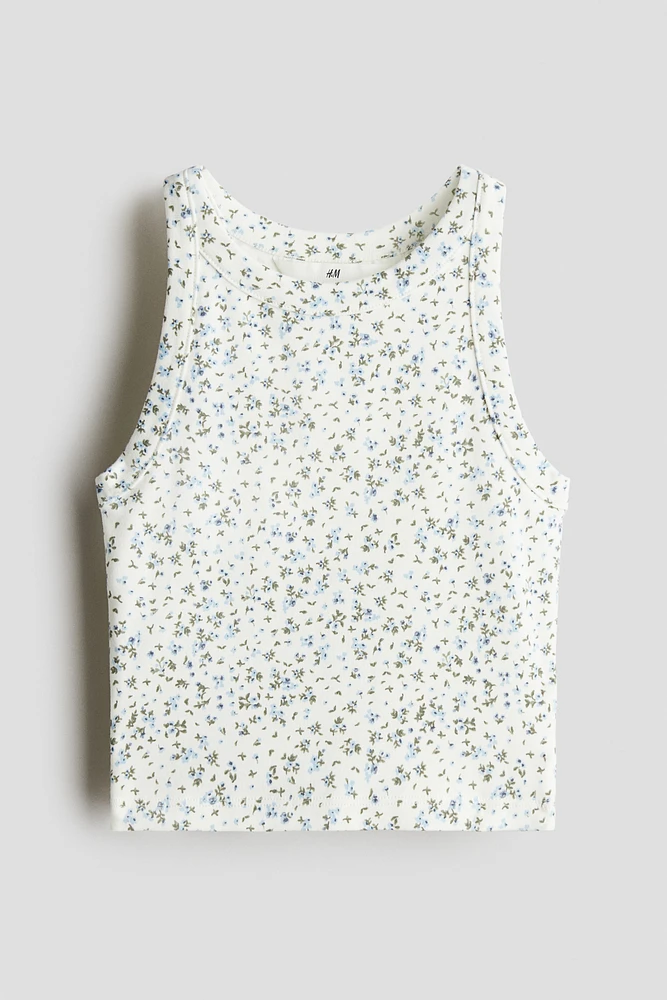 Débardeur en coton imprimé