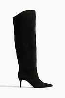 Knee-High Suede Boots