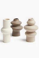 3-pack Mini Stoneware Vases