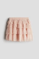 Flounced Organza Skirt