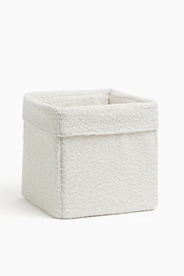 Bouclé Storage Basket