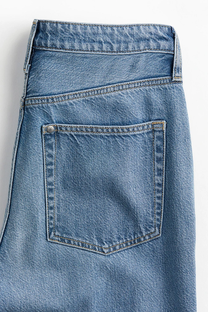 Jean ample très doux à taille haute