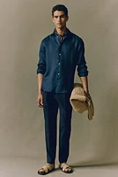 Slim Fit Linen Shirt