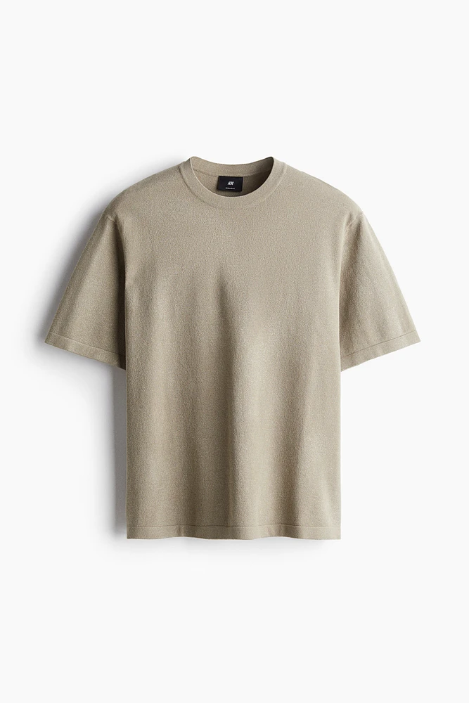 T-shirt coupe classique en tricot