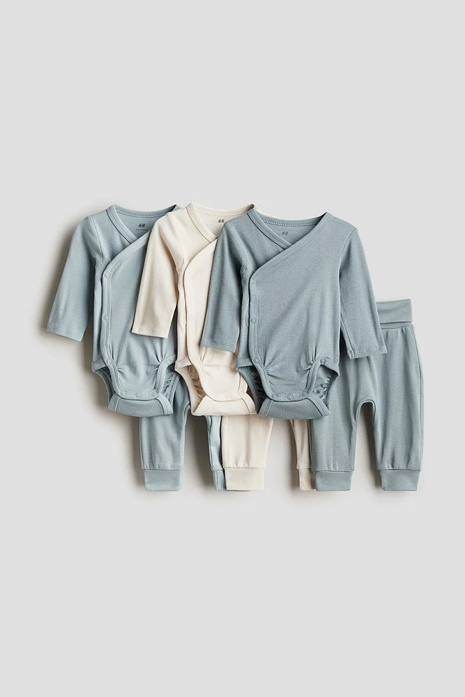 Ensemble 6 pièces avec cache-couches et pantalons