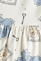 Robe imprimée en coton