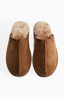 Pile-Lined Slippers