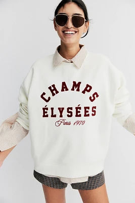 Chandail avec texte