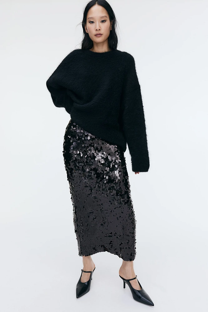 Sequined Midi Skirt