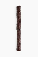 Braided Leather Belt