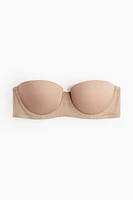 Padded Microfiber Balconette Bra