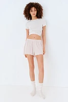 2-Pack Pointelle Pajama Shorts