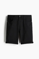 Slim Fit Cotton Twill Shorts