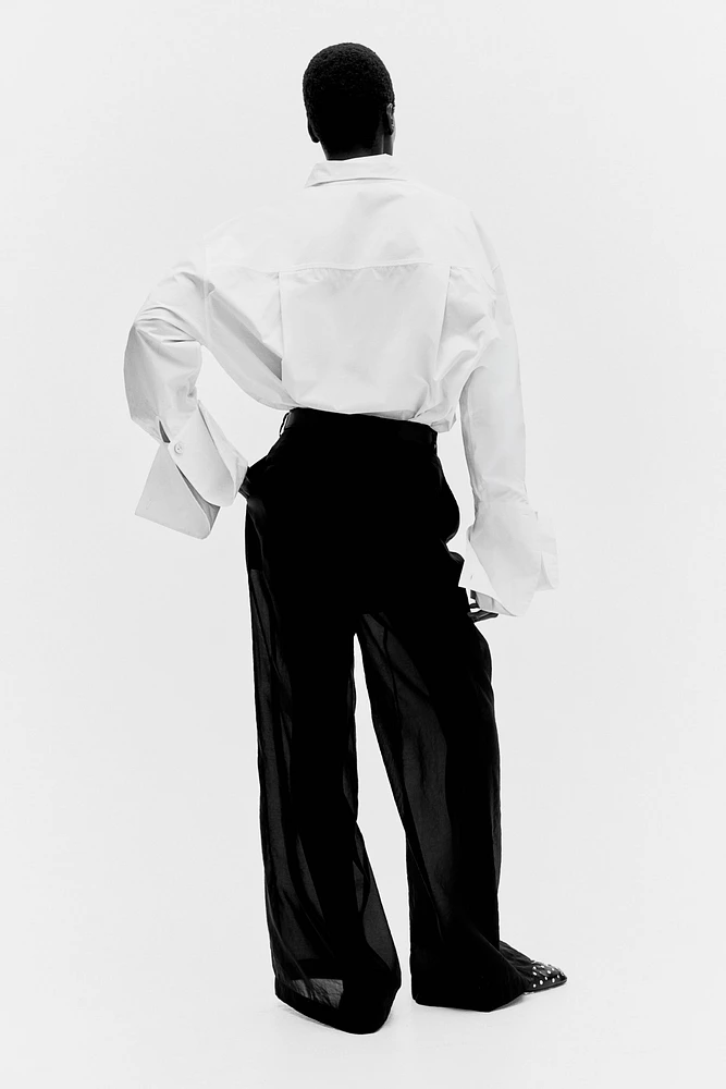 Pleat-Front Pants