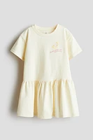 Robe en jersey jacquard