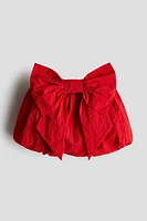 Bow-Detail Balloon Skirt