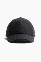 Wool-blend Cap