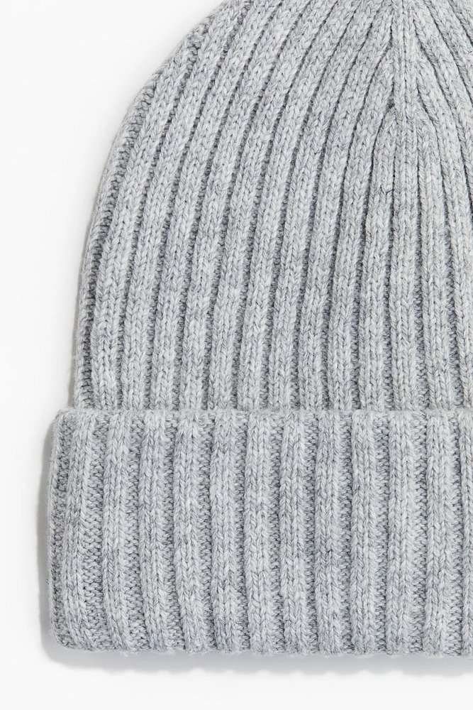 Rib-Knit Beanie