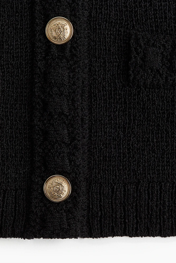 Textured-knit Cardigan