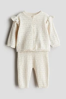 2-piece fine-knit set