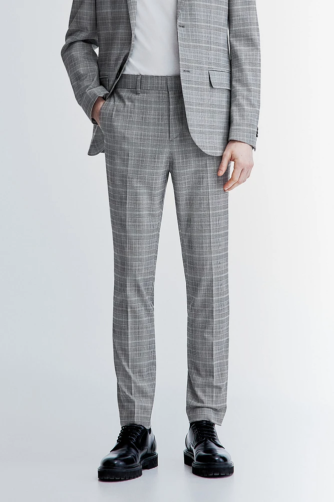 Skinny Fit Suit Pants