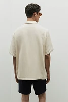 Regular Fit Textured Resort Shirt