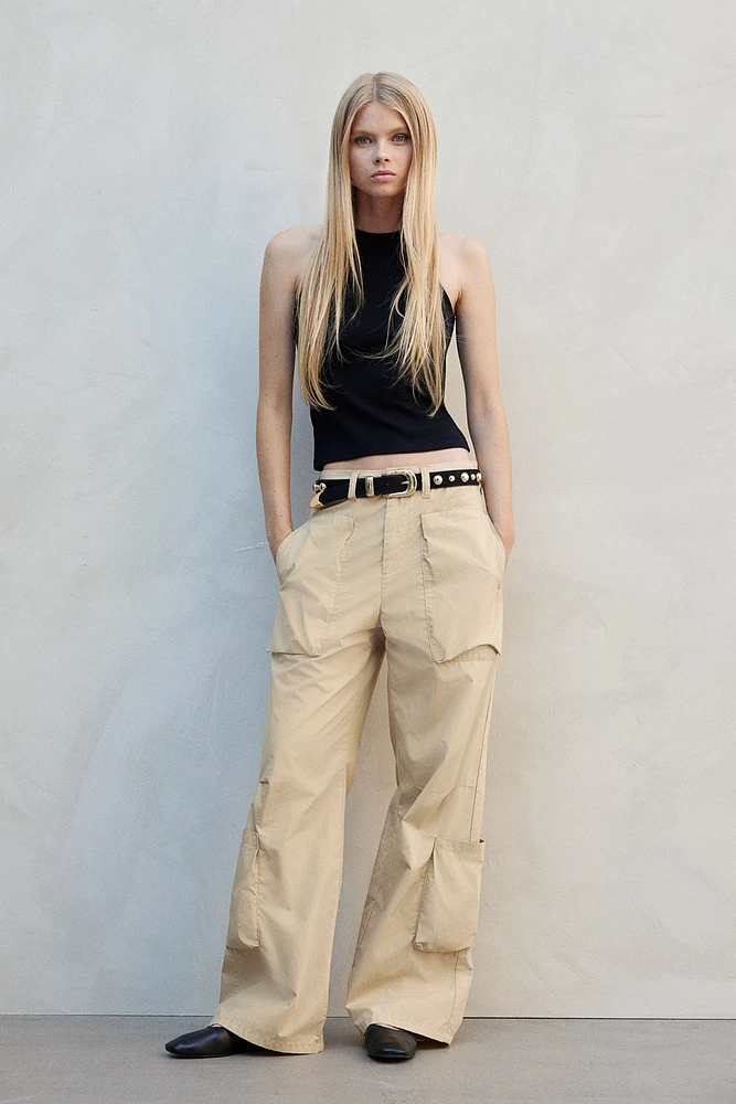 Cotton Cargo Pants