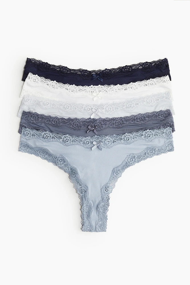 Lot de 5 culottes Brazilian