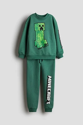 2-piece Printed Sweatsuit