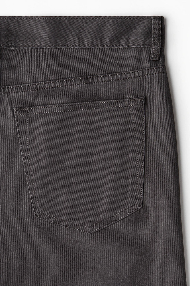 Regular-Fit Twill Shorts