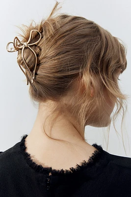 Pince à cheveux en forme de nœud