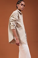 Chemise ample en denim