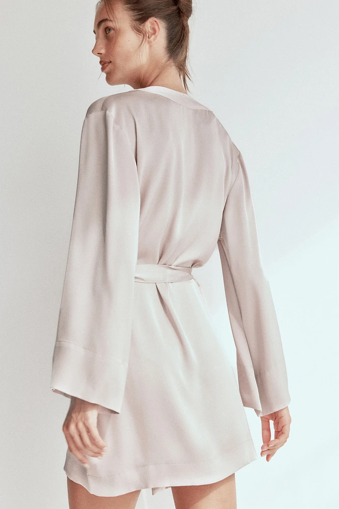 Satin Bathrobe
