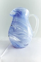 Patterned Glass Pitcher