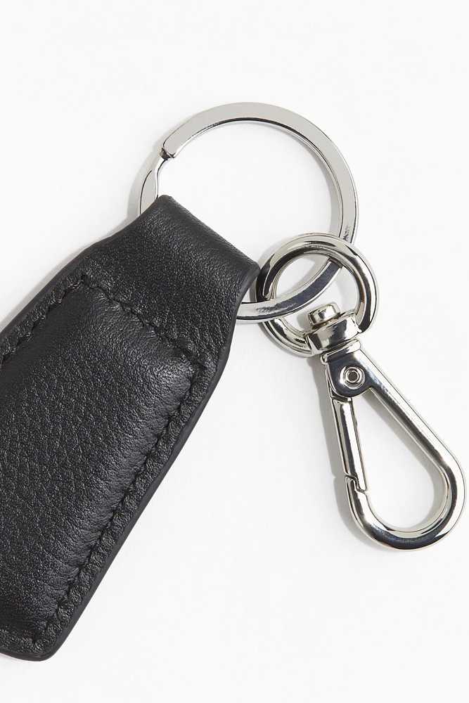 Key Ring with Leather Strap