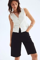 Fine-Knit Vest