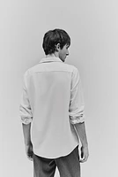 Regular Fit Linen-Blend Shirt