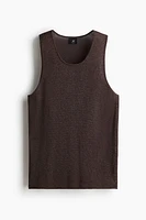 Regular-Fit Sheer Tank Top
