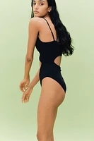High-Leg Cutout Swimsuit