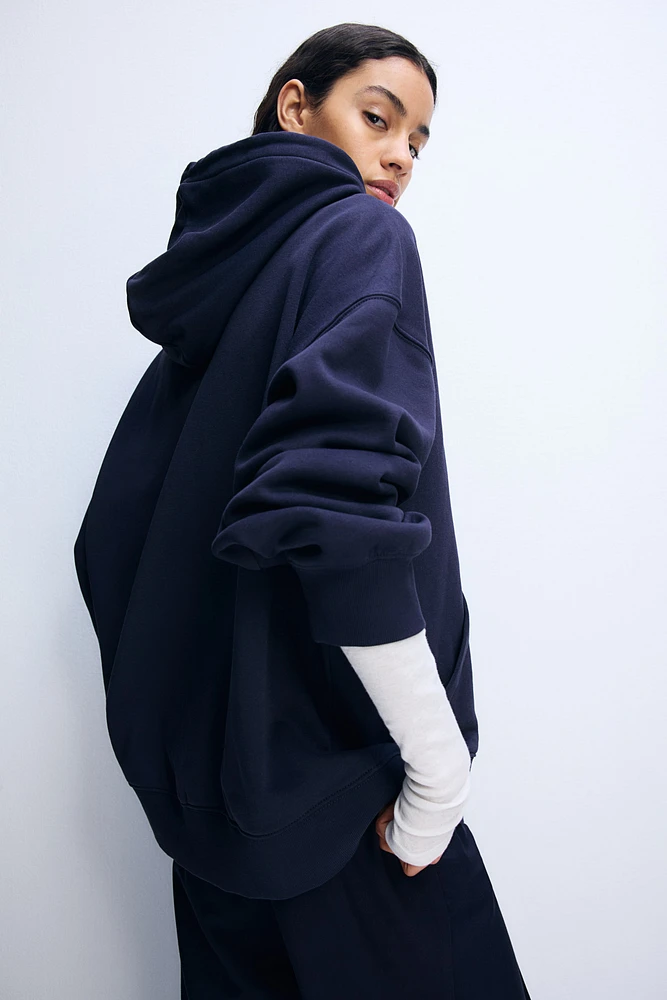 Veste Grande Taille à glissière avec capuchon