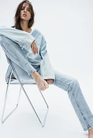 Jean droit Taille Amincie et Haute
