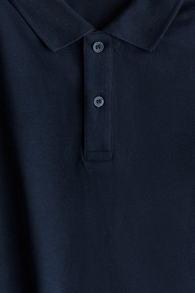 Cotton Pique Polo Shirt