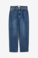 Slim Straight High Ankle Jeans