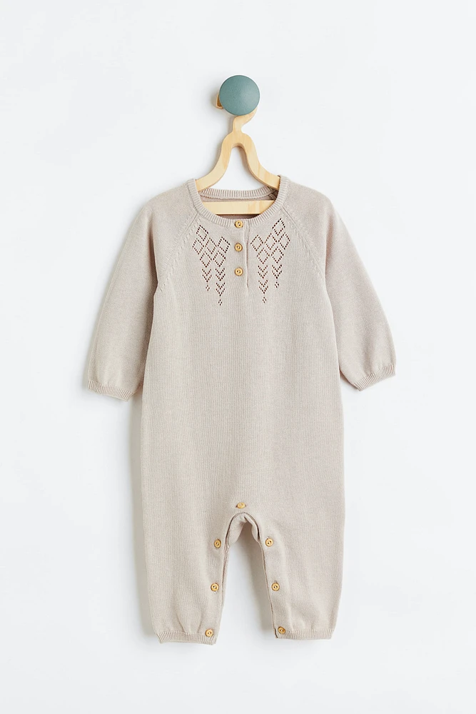 Knit Cotton Jumpsuit