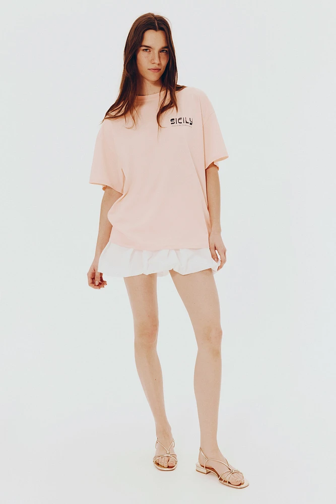 Oversized T-Shirt with Motif