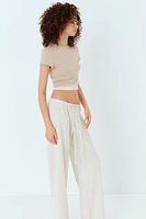 Wide-leg Jersey Pants
