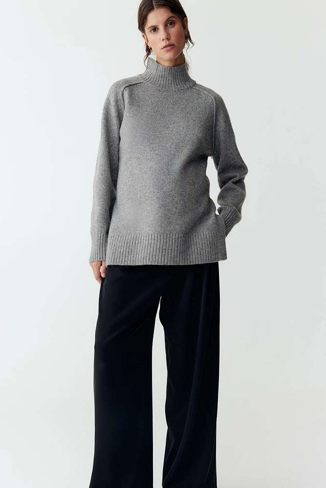 MAMA Mock Turtleneck Sweater